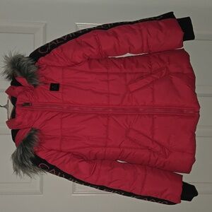 Calvin Klein Kids Pink Puffer Jacket